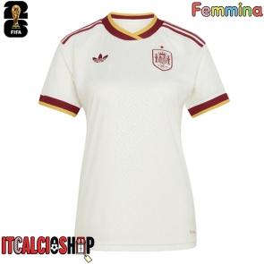 Spagna Seconda Maglia Femmina Mondiali 2026 Manica Corta